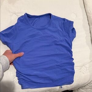 lululemon athletica Cobalt Blue Short Sleeve Tee